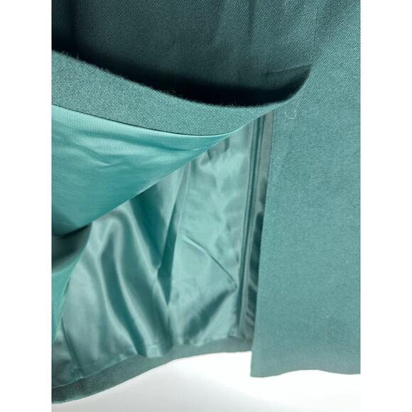 Sag Harbor 100% Wool Lined Skirt Size 10 Office Workwear Work Front Slit - Picture 3 of 6